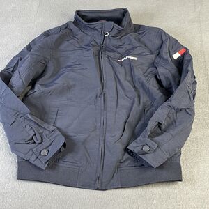 Tommy Hilfiger Boys Lightweight Jacket Blue Size Medium 8-10 Hidden Hood